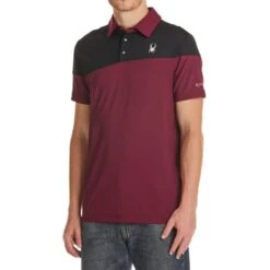 SPYDER Men's Color Block Polo