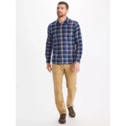 MARMOT Men's Bayview Midweight Flannel -Iron Stride Men Shop 2083617 402 alt3