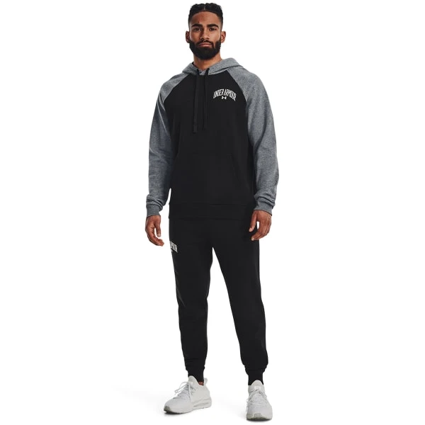 UNDER ARMOUR Men's UA Rival Fleece Wordmark Colorblock Hoodie 5 UNDER ARMOUR Men's UA Rival Fleece Wordmark Colorblock Hoodie - Image 5