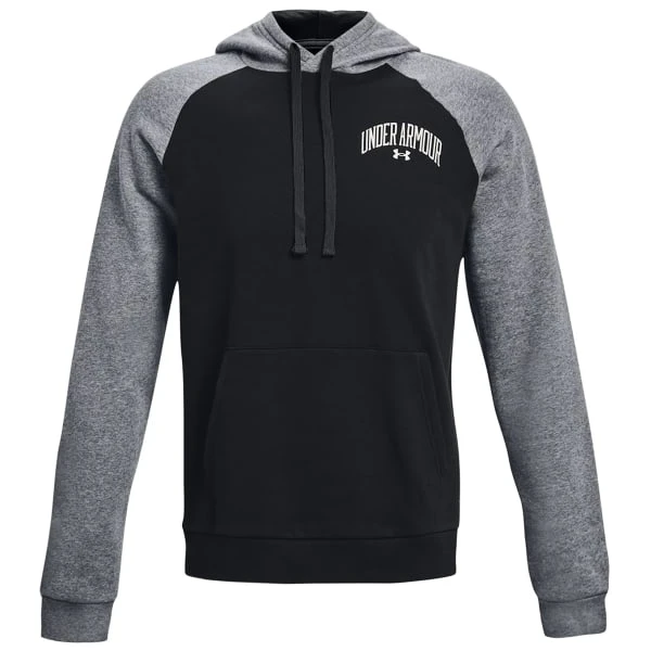 UNDER ARMOUR Men's UA Rival Fleece Wordmark Colorblock Hoodie 1 UNDER ARMOUR Men's UA Rival Fleece Wordmark Colorblock Hoodie