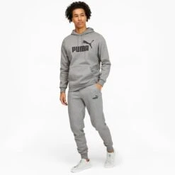 PUMA Men's Essentials Logo Men's Pants -Iron Stride Men Shop 2084021 004 alt4