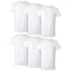 HANES Ultimate Men’s ComfortSoft FreshIQ Crewneck Tees, 6-Pack Extended Size