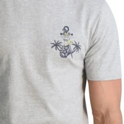 CHAPS Men's Sailor Short-Sleeve Graphic Tee -Iron Stride Men Shop 2084238 006 alt3