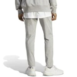 ADIDAS Men's Essentials Single Jersey Tapered Open Hem Pants -Iron Stride Men Shop 2084553 002 alt2