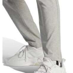 ADIDAS Men's Essentials Single Jersey Tapered Open Hem Pants -Iron Stride Men Shop 2084553 002 alt4