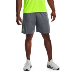 UNDER ARMOUR Men's UA Tech Wordmark Graphic Shorts 9 UNDER ARMOUR Men's UA Tech Wordmark Graphic Shorts -Iron Stride Men Shop 2084648 004 alt2