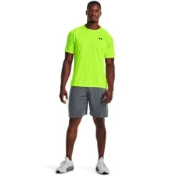 UNDER ARMOUR Men's UA Tech Wordmark Graphic Shorts 13 UNDER ARMOUR Men's UA Tech Wordmark Graphic Shorts -Iron Stride Men Shop 2084648 004 alt6