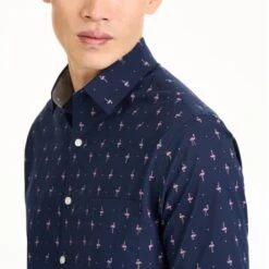 VAN HEUSEN Men's Essential Stain Shield Short-Sleeve Shirt 8 VAN HEUSEN Men's Essential Stain Shield Short-Sleeve Shirt -Iron Stride Men Shop 2084695 402 alt2