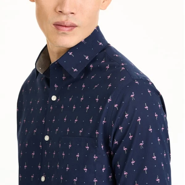 VAN HEUSEN Men's Essential Stain Shield Short-Sleeve Shirt 3 VAN HEUSEN Men's Essential Stain Shield Short-Sleeve Shirt - Image 3