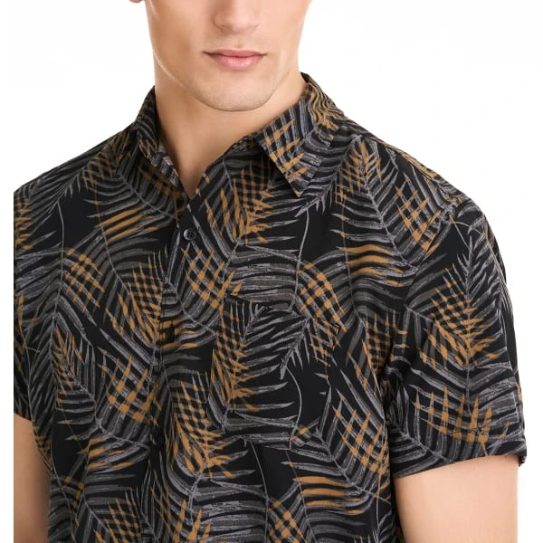 VAN HEUSEN Men's Weekend Woven Short-Sleeve Shirt 3 VAN HEUSEN Men's Weekend Woven Short-Sleeve Shirt - Image 3
