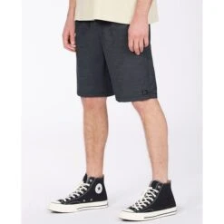 BILLABONG Young Men's Crossfire Elastic Submersible 18" Shorts 10 BILLABONG Young Men's Crossfire Elastic Submersible 18" Shorts -Iron Stride Men Shop 2085658 402 alt4
