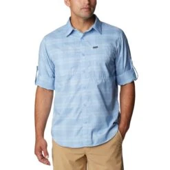 COLUMBIA Men's Silver Ridge Utility Long-Sleeve Shirt 9 COLUMBIA Men's Silver Ridge Utility Long-Sleeve Shirt -Iron Stride Men Shop 2085690 407 alt3