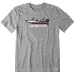 LIFE IS GOOD Men's Bass Boat Short-Sleeve Tee