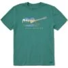 LIFE IS GOOD Men's Play Guitar Short-Sleeve Crusher Tee