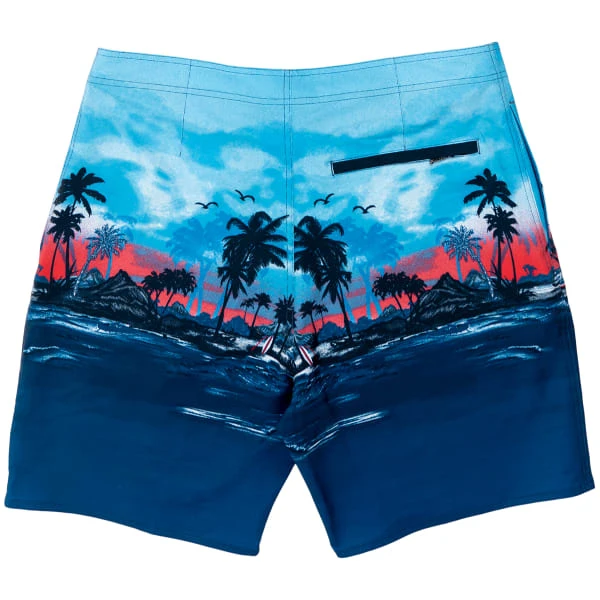 BURNSIDE Young Men's Island Hopper Boardshorts 2 BURNSIDE Young Men's Island Hopper Boardshorts - Image 2