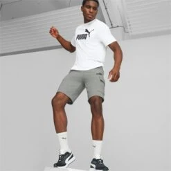 PUMA Men's Essential Cargo Shorts -Iron Stride Men Shop 2087354 004 alt6