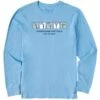 LIFE IS GOOD Men's Diversified Portfolio Golf Clubs Long-Sleeve Crusher Tee