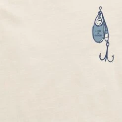 LIFE IS GOOD Men's Fish More Worry Less Short-Sleeve Tee -Iron Stride Men Shop 2087633 106 alt3