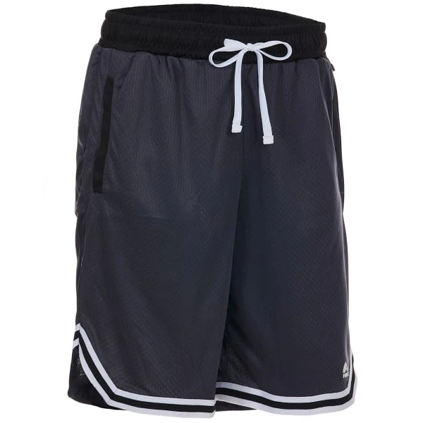 RBX Men's Birdseye 10" Mesh Double Zip Pocket Shorts 1 RBX Men's Birdseye 10" Mesh Double Zip Pocket Shorts