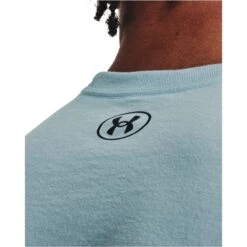 UNDER ARMOUR Men's UA Sportstyle Logo Short-Sleeve Tee -Iron Stride Men Shop 2089165 406 alt4