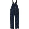 CARHARTT Men's 102776 Relaxed Fit Duck Bib Overalls, Extended Sizes