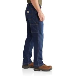 CARHARTT Men's 102808 Rugged Flex Relaxed Fit Utility Jeans, Extended Sizes -Iron Stride Men Shop 2089819 473 alt4