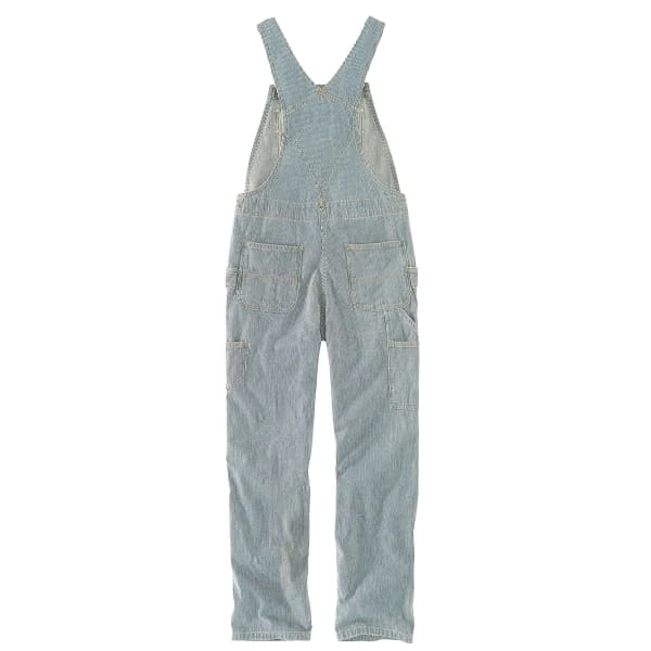 CARHARTT Women's 103042 Relaxed Fit Denim Railroad Stripe Bib Overall 2 CARHARTT Women's 103042 Relaxed Fit Denim Railroad Stripe Bib Overall - Image 2
