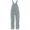 CARHARTT Women's 103042 Relaxed Fit Denim Railroad Stripe Bib Overall