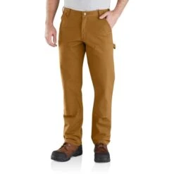 CARHARTT Men's 103334 Rugged Flex Relaxed Fit Duck Double-Front Utility Work Pants, Extended Sizes -Iron Stride Men Shop 2089826 211 alt2