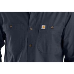 CARHARTT Men's 103554 Rugged Flex Relaxed Fit Midweight Canvas Long-Sleeve Shirt, Extended Sizes 8 CARHARTT Men's 103554 Rugged Flex Relaxed Fit Midweight Canvas Long-Sleeve Shirt, Extended Sizes -Iron Stride Men Shop 2089834 402 alt3