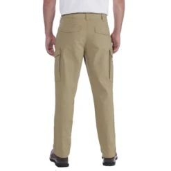 CARHARTT Men's 103574 Rugged Flex Relaxed Fit Canvas Cargo Work Pants -Iron Stride Men Shop 2089837 205 alt3