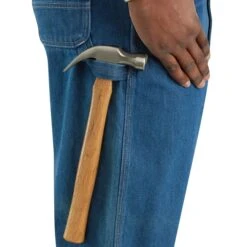 CARHARTT Men's 104672 Loose Fit Denim Bib Overalls -Iron Stride Men Shop 2089880 032 alt5