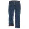 CARHARTT Men's 104942 Relaxed Fit Flannel-Lined 5-Pocket Jeans